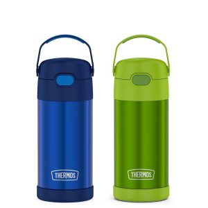 12oz FUNtainer  Water Bottles Navy & Lime Bundle