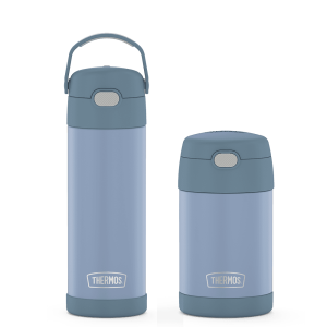 16oz FUNtainer  Water Bottle & Food Jar Bundle - Denim