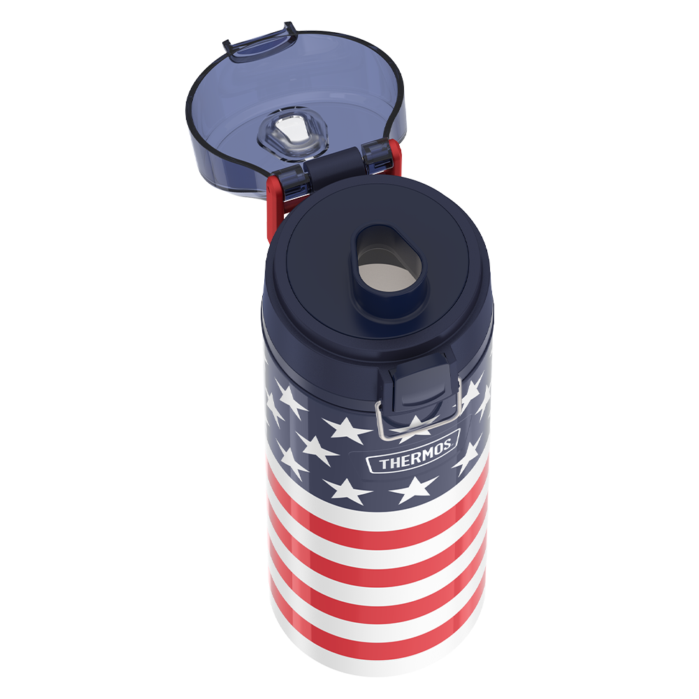 24oz ICON  WATER BOTTLE WITH SPOUT - AMERICAN FLAG - Image 6